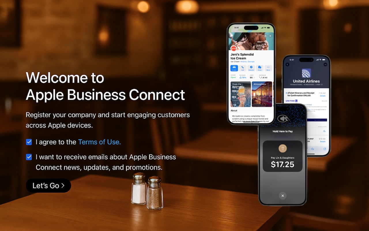 Run a Business? Sign Up with Apple Business Connect