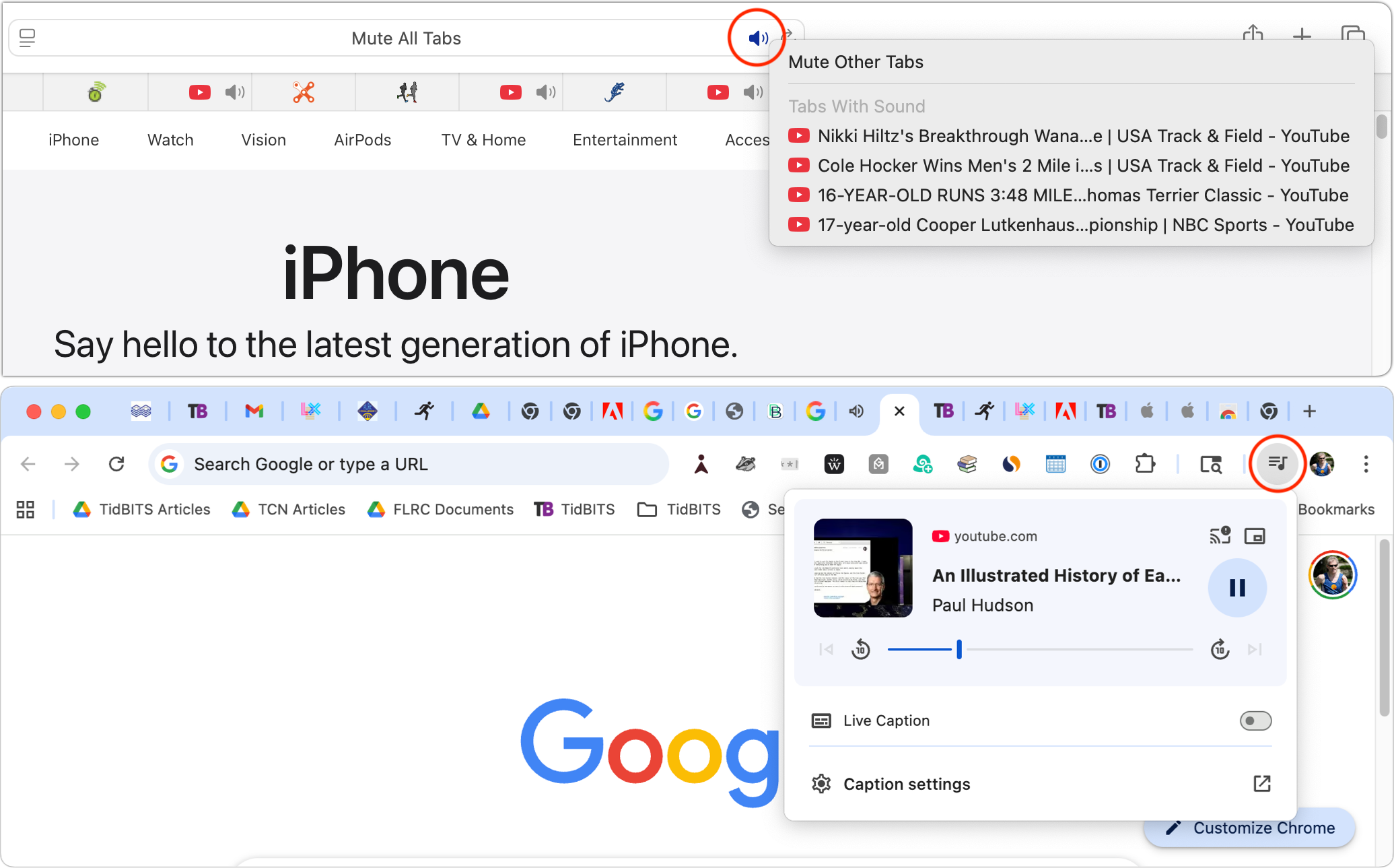 How to find the browser tab that's playing music. | go2g2.com