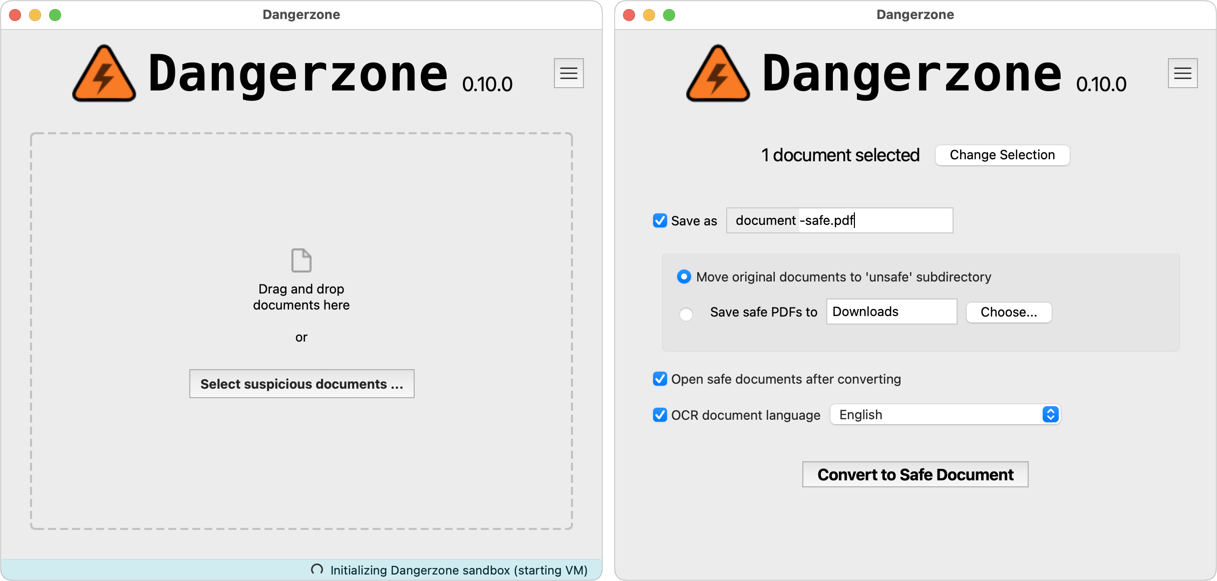 View Suspicious Documents Safely with Dangerzone  | go2g2.com